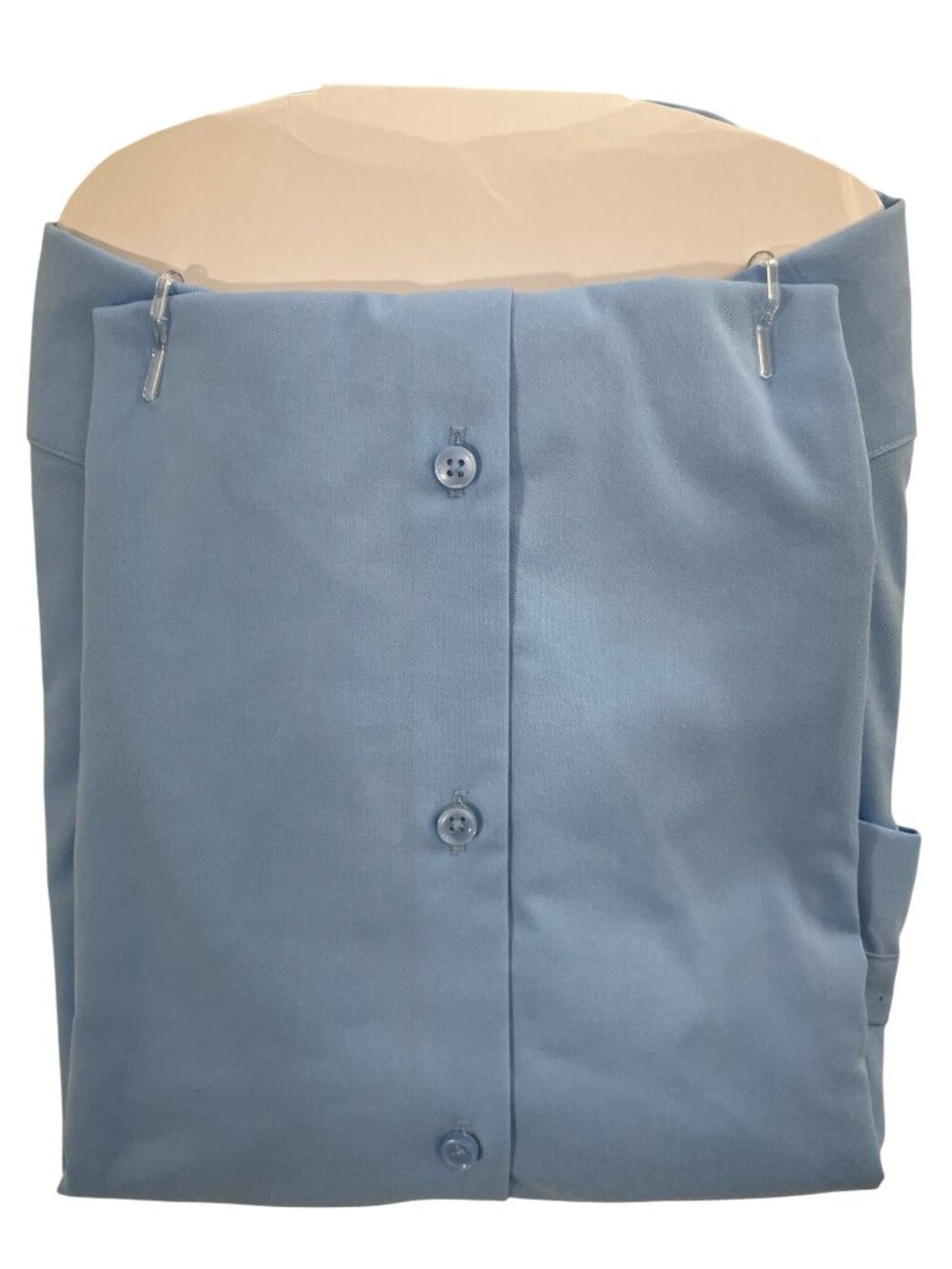 Tailored Athlete Muscle Fit Dress Shirt Mid Blue Men's Size Small MSRP$138 NWT - Picture 2 of 7